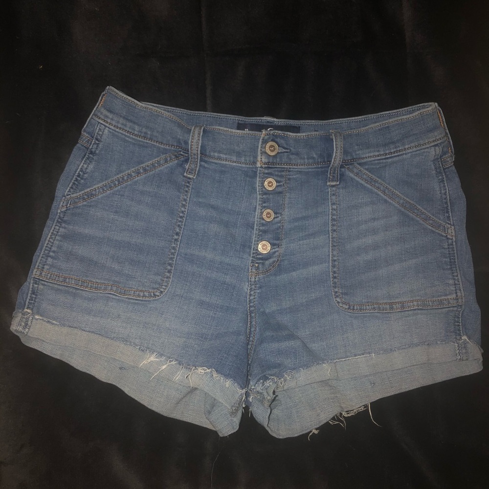high waisted hollister shorts